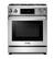 Front. Thor Kitchen - 4.55 cu. Ft. Freestanding LP Gas Range with Self Cleaning - Stainless Steel.