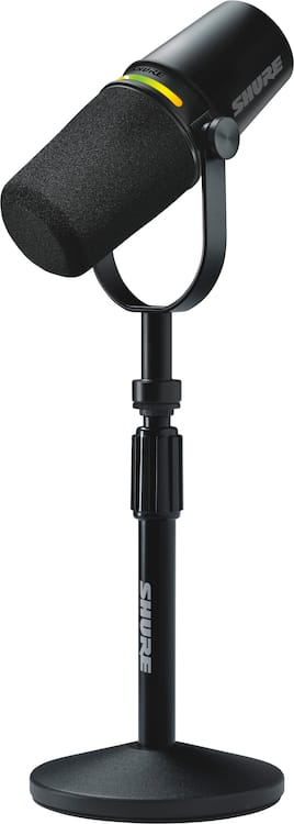 Shure MV7+ Podcast Microphone + Stand USB C & XLR Outputs for Shure MV7+ Podcast Microphone + Stand USB C & XLR Outputs for
