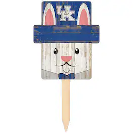 Fan Creations - Kentucky Wildcats 16" x 19" Easter Bunny Yard Stake - Multicolor