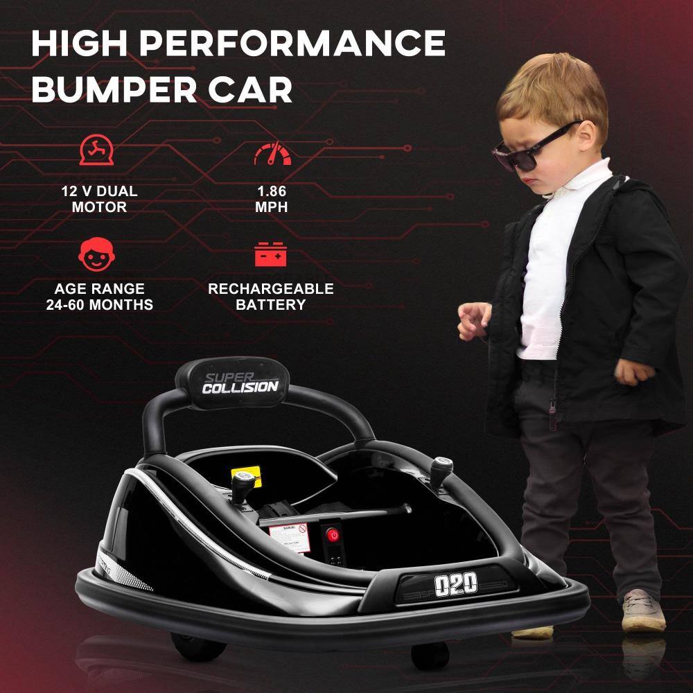 HIGH PERFORMANCE BUMPER CAR

- 12 V DUAL MOTOR
- 1.86 MPH
- AGE RANGE 24-60 MONTHS
- RECHARGEABLE BATTERY
- SUPER COLLISION
- 020