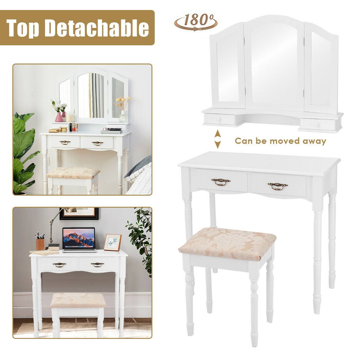 Top Detachable, 180°, Can be moved away