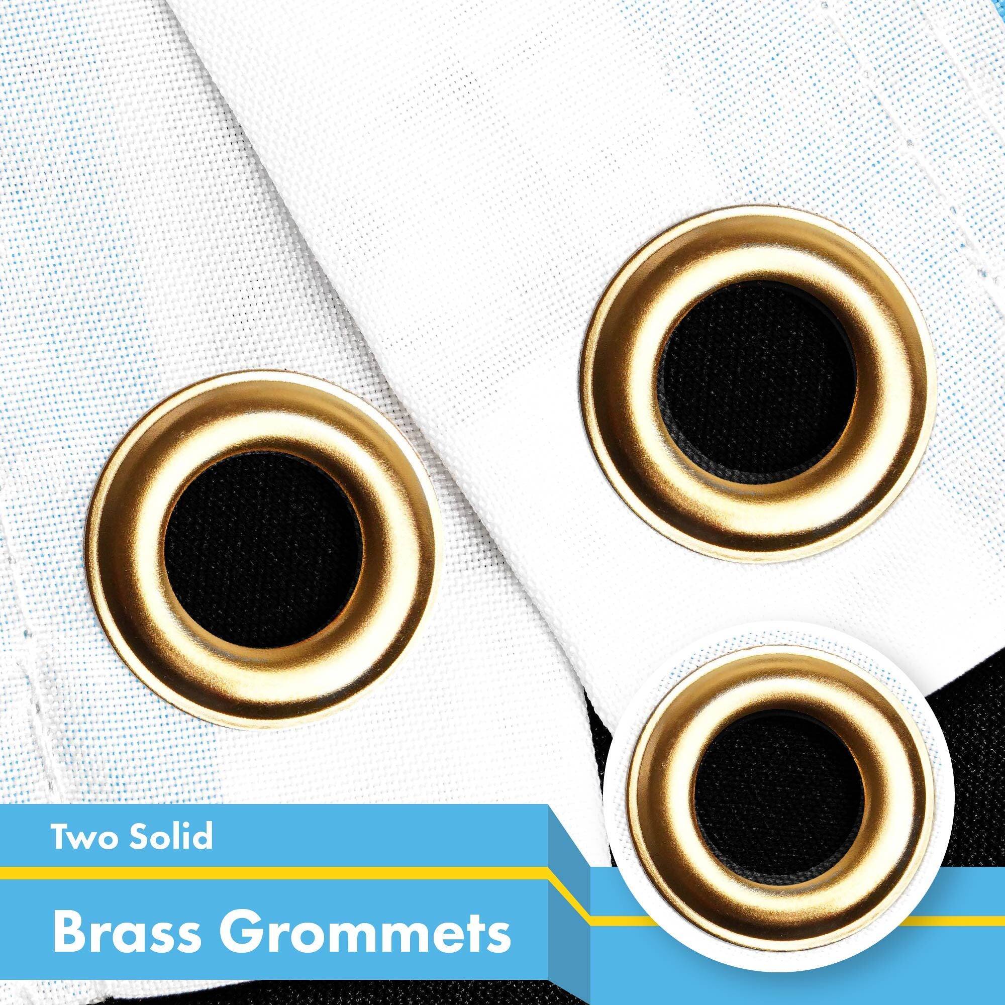 Two Solid Brass Grommets