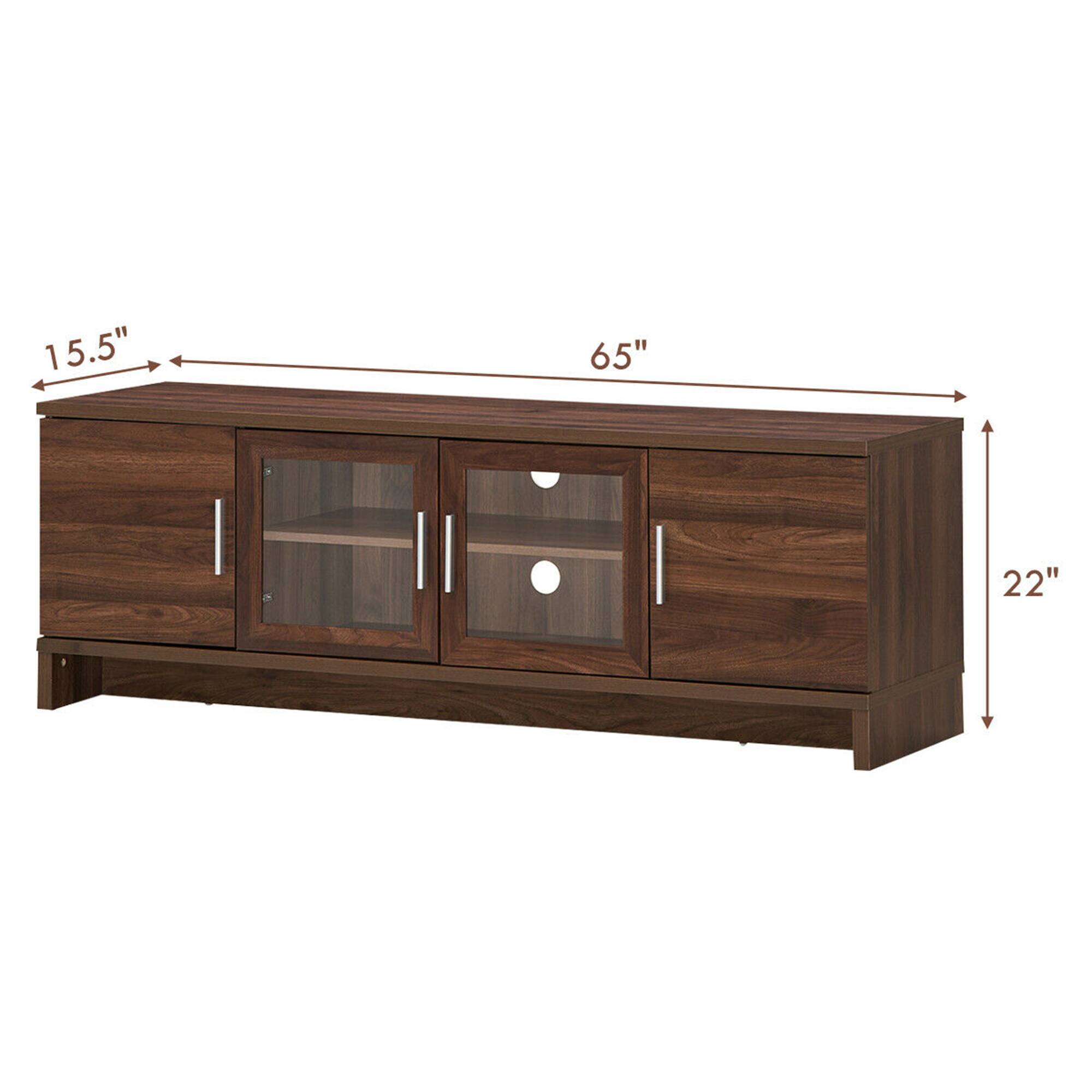The text on the image reads "15.5" 65" 22". This indicates that the wooden dresser is 15.5 inches wide, 65 inches tall, and 22 inches deep.