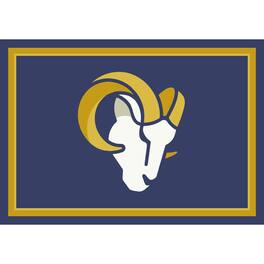 Imperial - Los Angeles Rams 7'8'' x 10'9'' Spirit Rug - Black