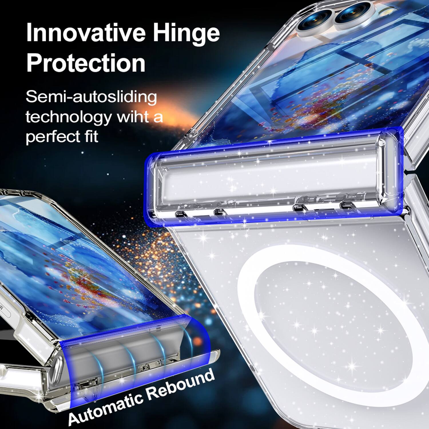 Innovative Hinge Protection  
Semi-autosliding technology with a perfect fit  
Automatic Rebound
