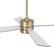 Alt View 9. Parrot Uncle - 52-Inch RGB Smart Ceiling Fan with Lights – Modern, Dimmable, Reversible DC Motor & App Control - Antique Gold.