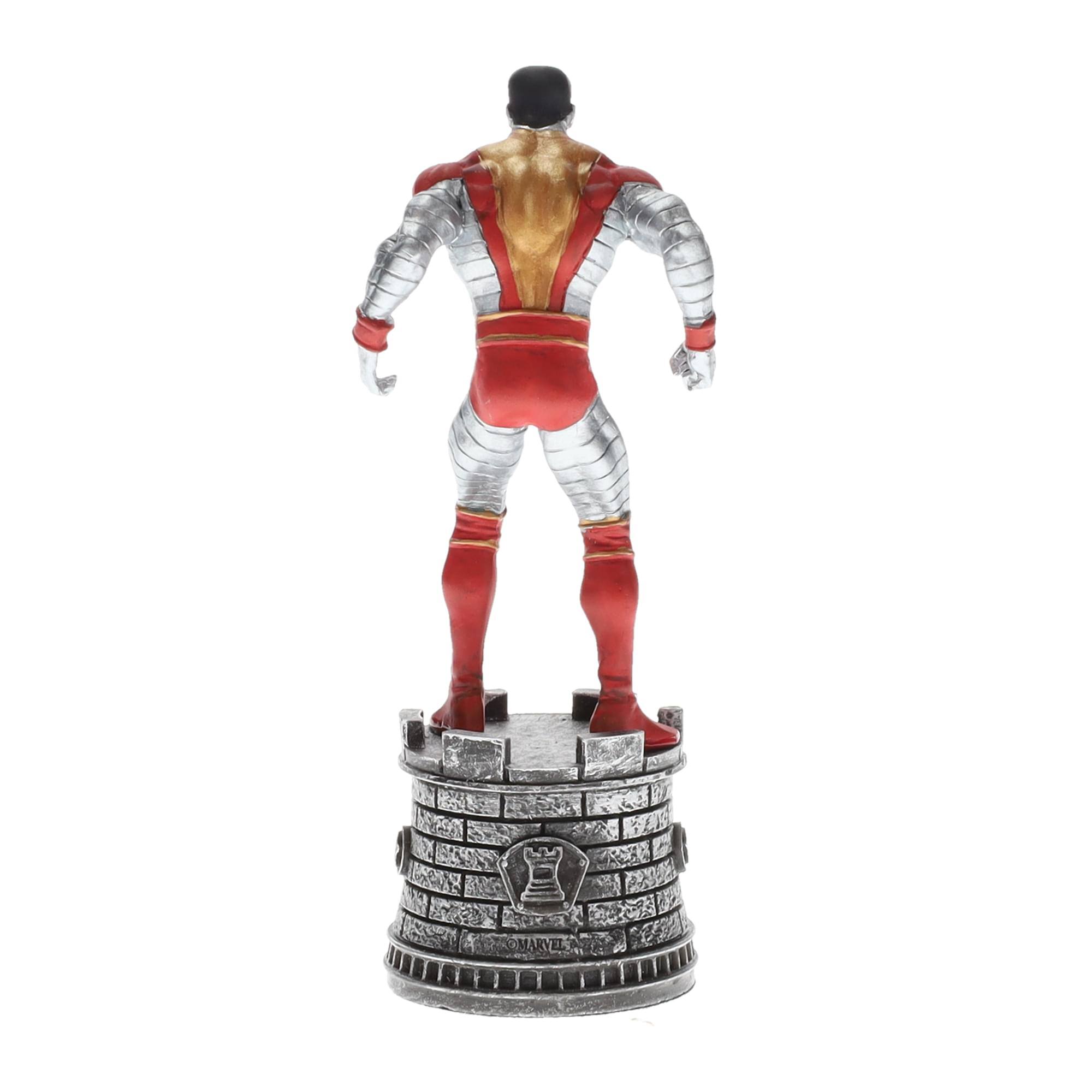 Alt View 2. Marvel - Marvel Chess Collection #35 Colossus (Rook) | Chess Piece Only - Red.