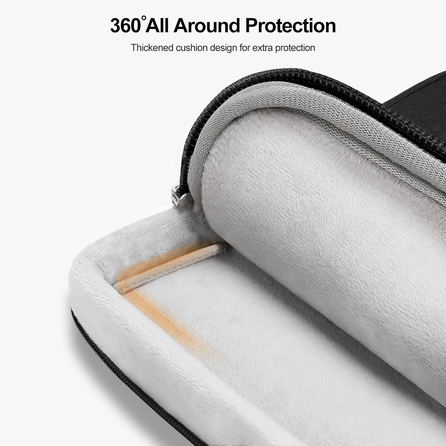 360° All Around Protection  
Thickened cushion design for extra protection