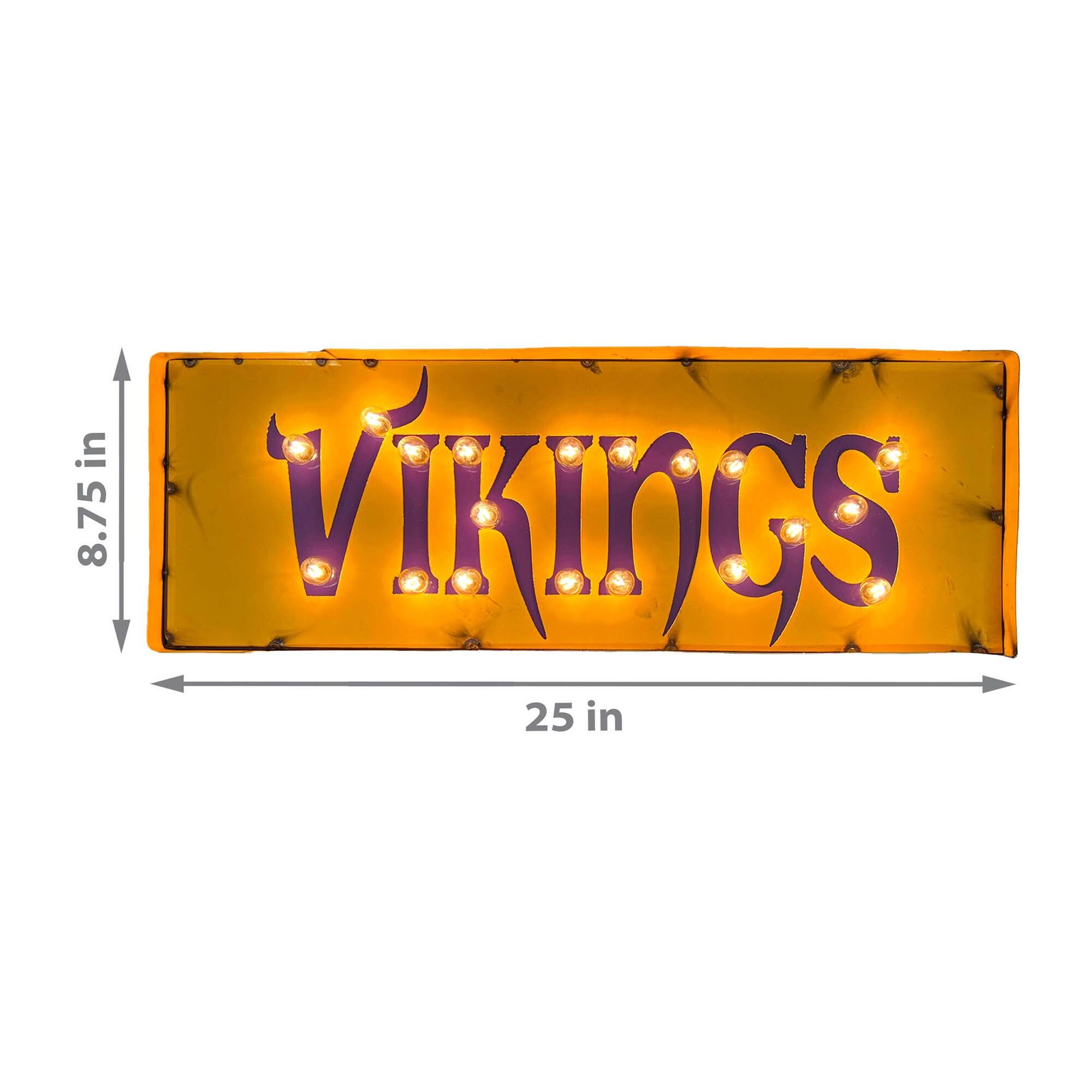 VIKINGS

25 in

8.75 in
