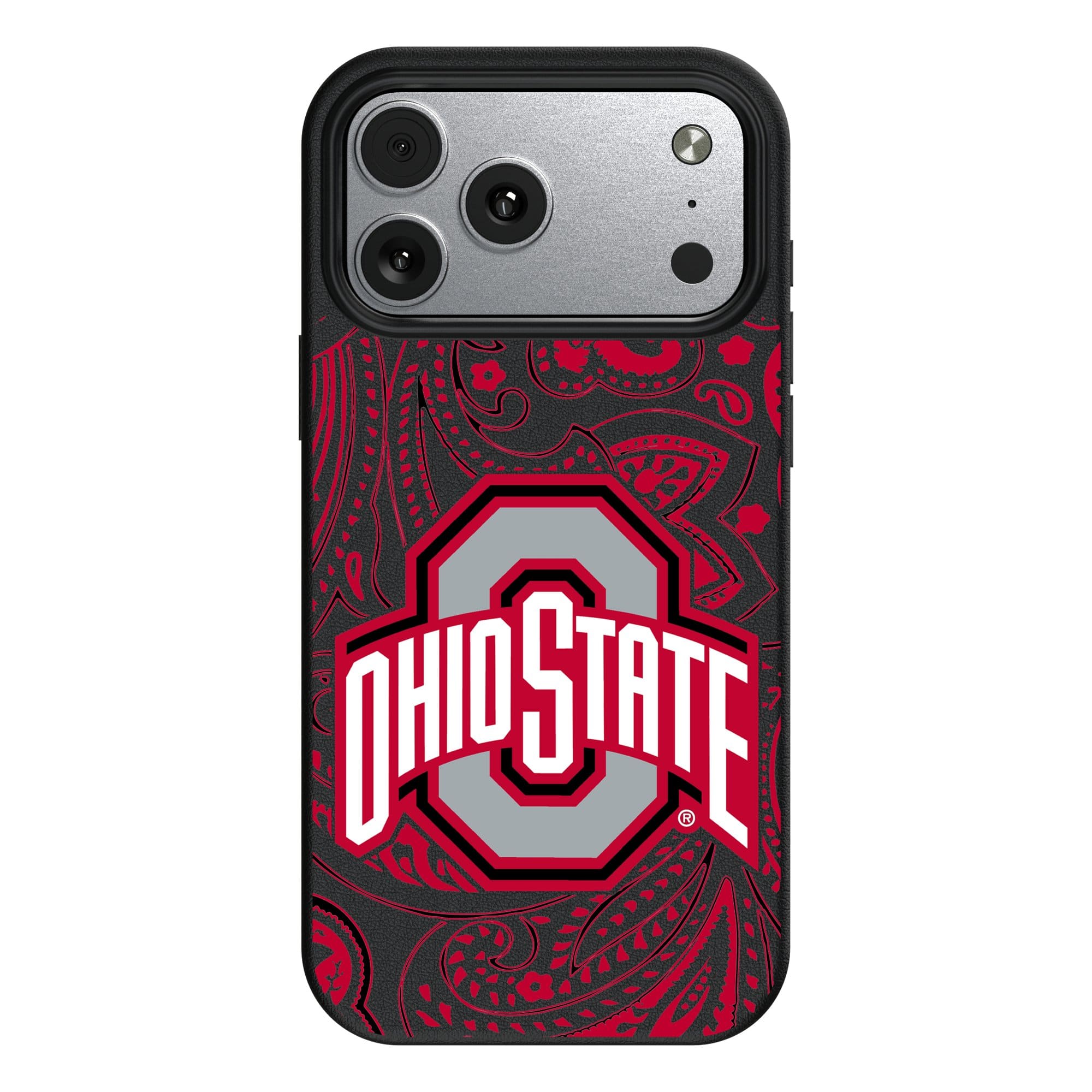 Keyscaper - NCAA - Ohio State Buckeyes Paisley iPhone Magnetic Bump Case - 17 - Black price history on PriceWatchPro