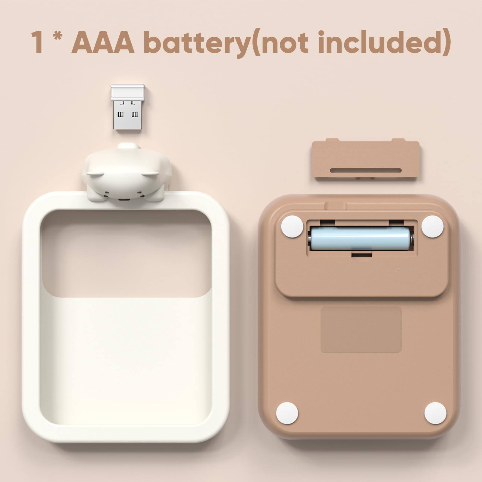 1 * AAA battery (not included)