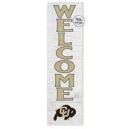Jardine - Colorado Buffaloes 10'' x 35'' Indoor/Outdoor Welcome Sign - White