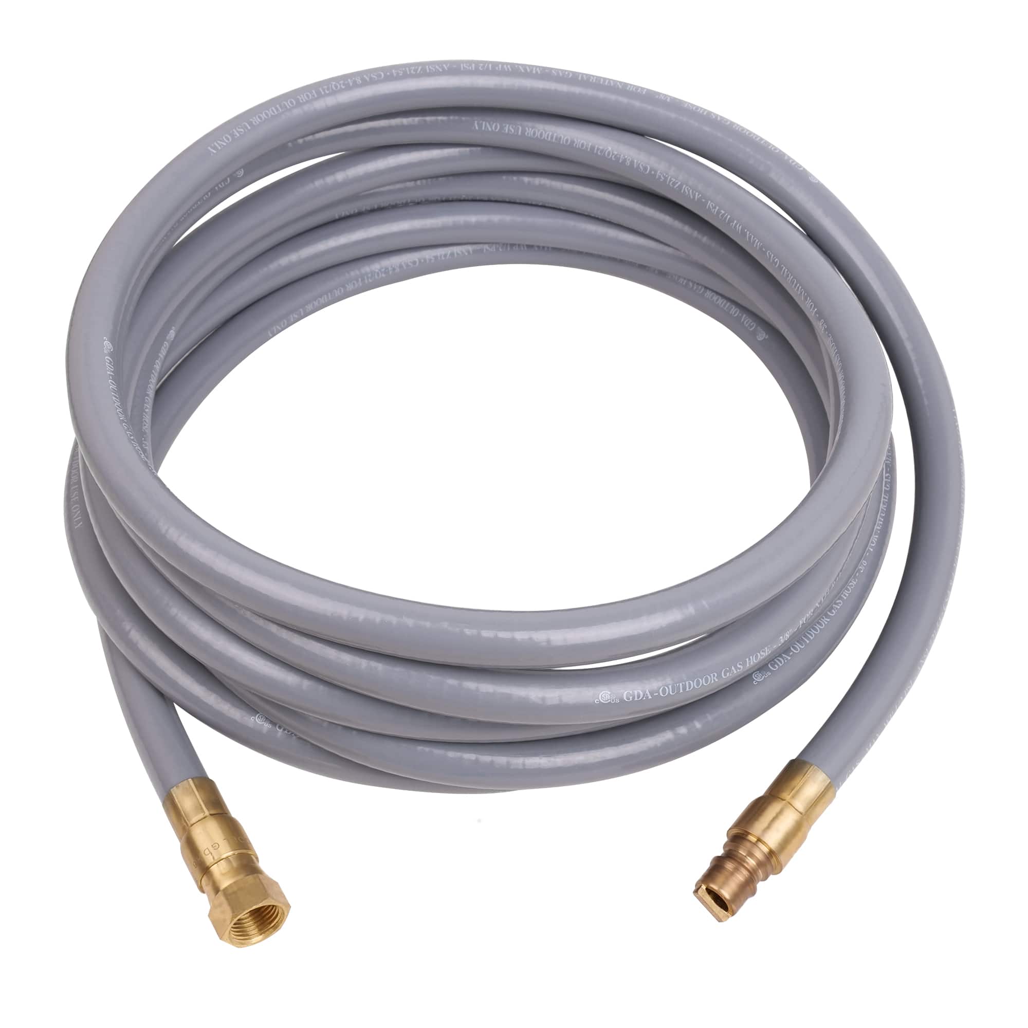 Empava - 15ft Propane/Natural Gas Hose – CSA Certified, 50K BTU, Quick-Connect Brass Fittings, 1-Year Warranty - Gray price history on PriceWatchPro
