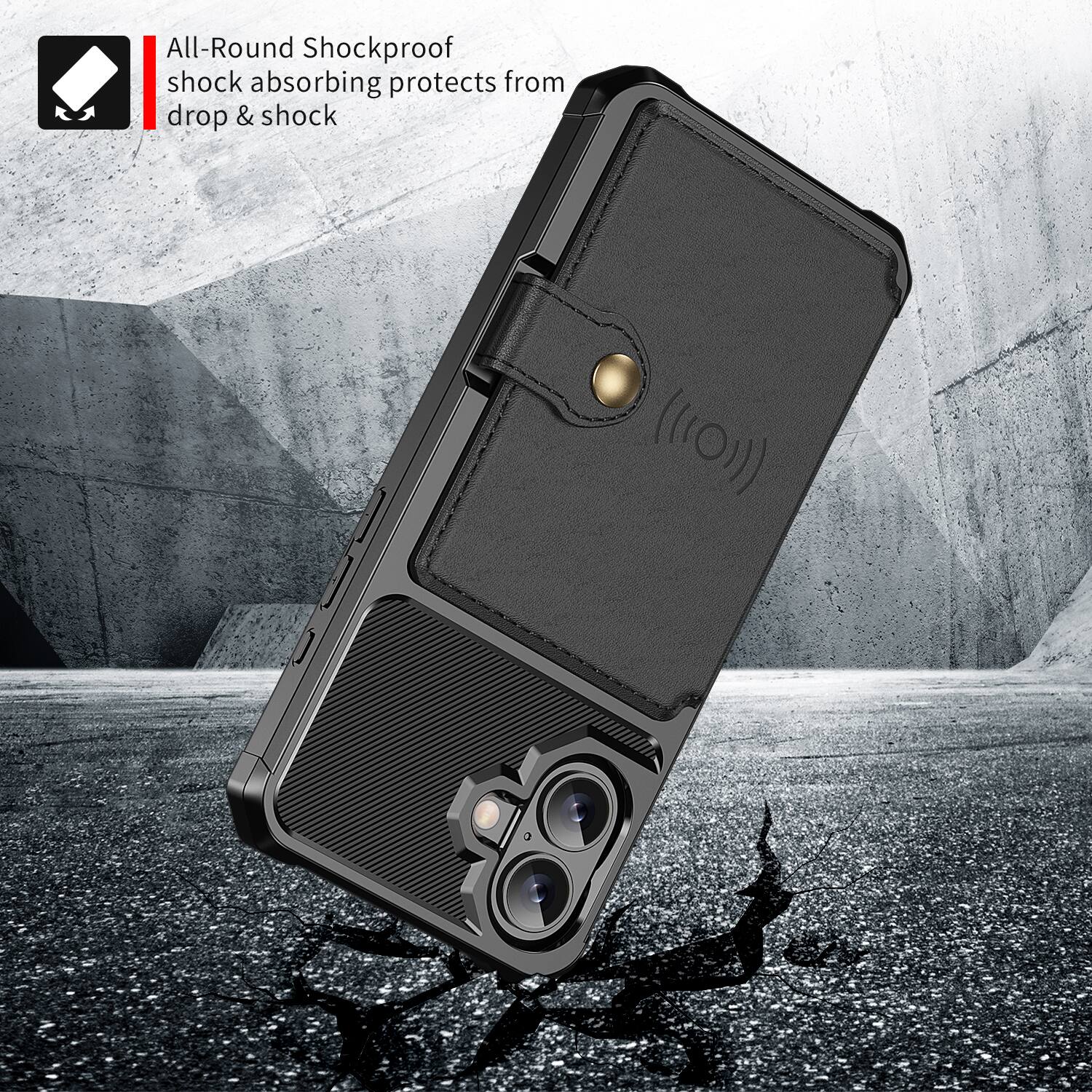 All-Round Shockproof shock absorbing protects from drop & shock