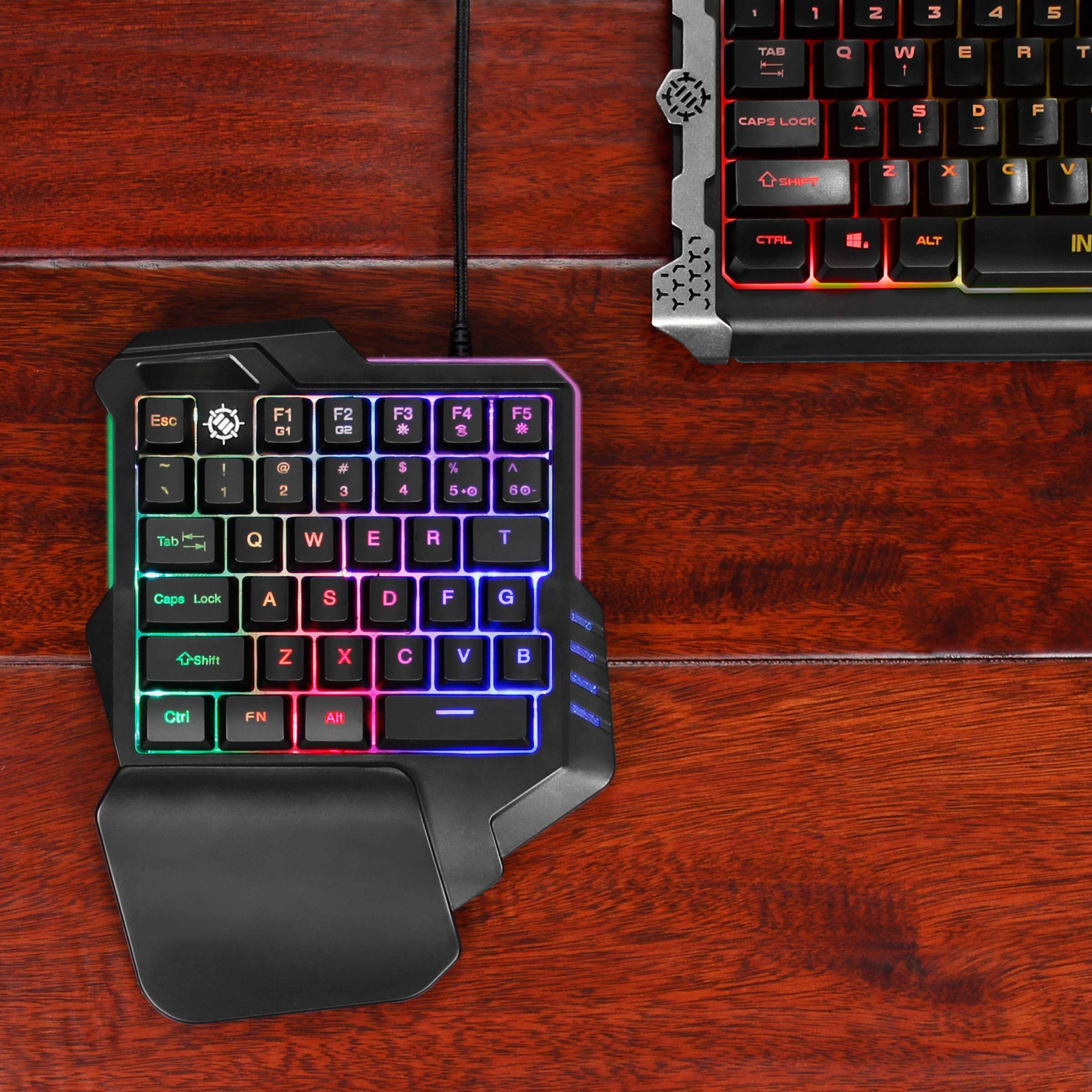 Sure, here is the corrected and grouped text from the image:

**Top Keyboard:**
- Esc
- F1 F2 F3 F4 F5
- 1 2 3 4 5
- Q W E R T
- Caps Lock A S D F G
- Z X C V B
- Shift
- Ctrl FN Alt
- Tab
- Ctrl
- Alt

**Bottom Keyboard:**
- Esc
- F1 F2 F3 F4 F5
- 1 2 3 4 5
- Q W E R T
- Caps Lock A S D F G
- Z X C V B
- Shift
- Ctrl FN Alt
- Tab
- Ctrl
- Alt