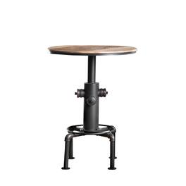 Manhattan Lane - Bar Table with Fire Hydrant Style Metal Base - Black and Brown