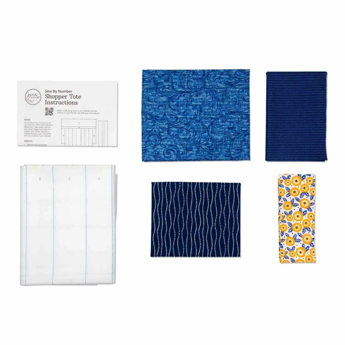 Sew By Number Shopper Tote Instructions - - - - - - : 1 2 3