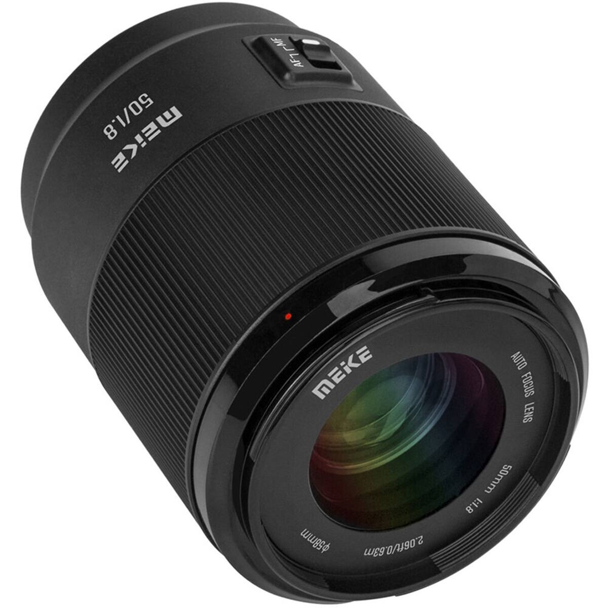 50/1.8 UEKS rMF AF1 MEKE AUTO FOCUS LENS 58mm 2. 63m 0/1190 50mm I:1.8
