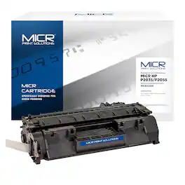 MicroMICR - MICR Print Solutions Compatible Standard Yield Toner Cartridge Replacement for HP 05A - Black