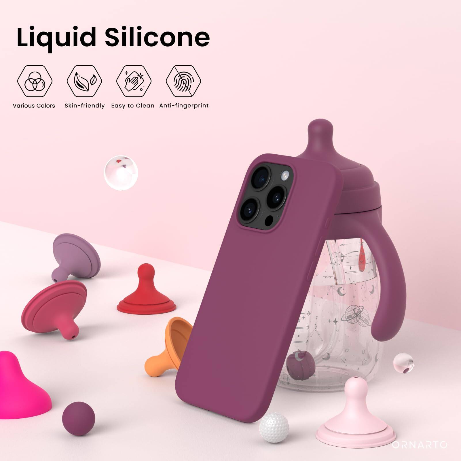 Liquid Silicone, Various Colors, Skin-friendly, Easy to Clean, Anti-fingerprint, a ORNARTO