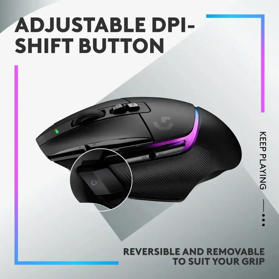 Adjustable DPI-Shift Button G 05 C4 Keep Playing Reversible and Removable to Suit Your Grip