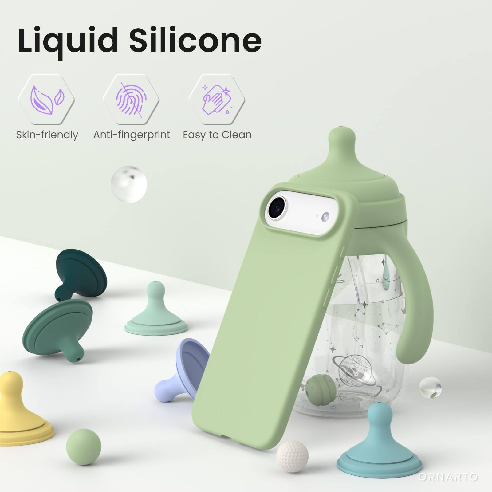 Liquid Silicone

Skin-friendly  
Anti-fingerprint  
Easy to Clean  

ORNARTO
