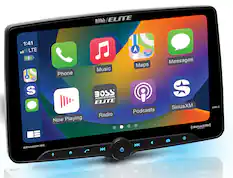 BOSS SYSTEMS AUDIO ELITE Radio 280 Messages Maps S SiriusXM USB-C Podcasts ((Siriusxm)) READY BE14ACP.WX M CEYDA ((w*sis))