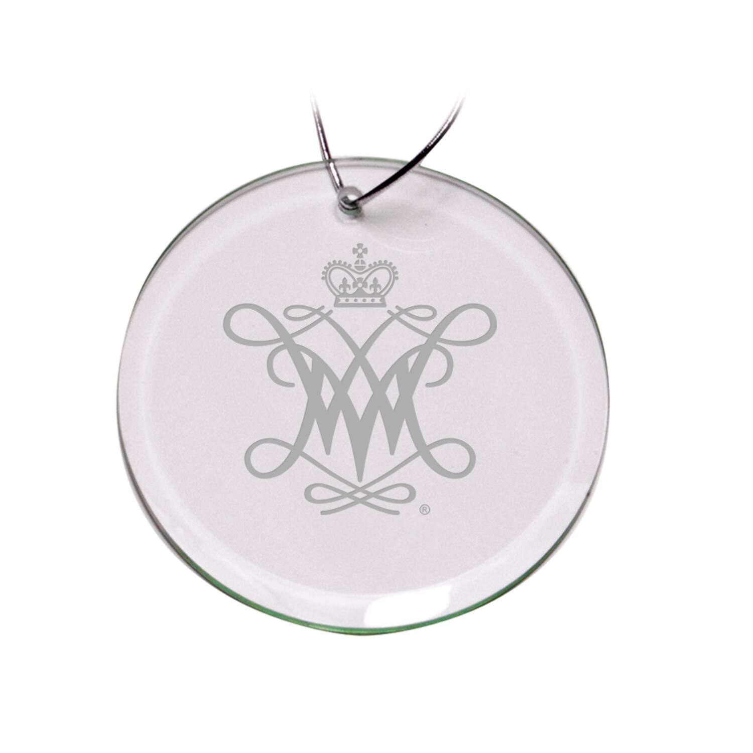 Front. Jardine - William & Mary Tribe 3'' Glass Round Ornament - Multicolor.