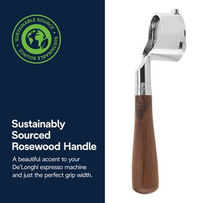 De'Longhi Rosewood Bottomless Portafilter Stainless Steel DLSC085 De'Longhi Rosewood Bottomless Portafilter Stainless Steel DLSC085