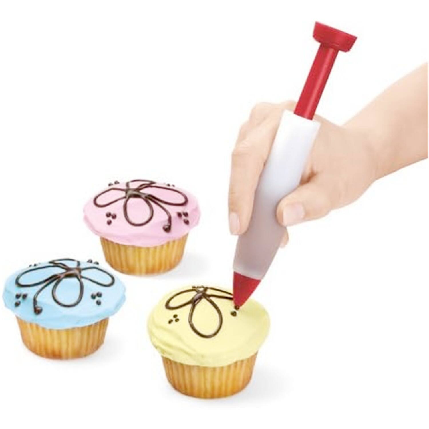 Alt View 1. Giantpower - Dessert Decorating Cake Decorating Food Decorating Pen - Red.