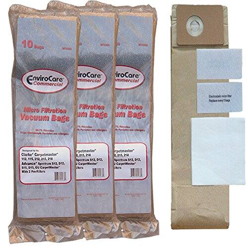 10 Bogo iroCare iroCare EnviroCore Commercial Micro Filtration Vacuum Bags Bags Bags Eecrottaic mICr Ster Replace every bags Clarka Carpetmaster* 112. 115 212. 215 218 Advance Spectrum $12. 012. $15 015 u Ke 2 rpetmaster* 215 258 Spectrum 512. 012. petmaster* 2 215 218 Spectrum 512. 012. C Ters
