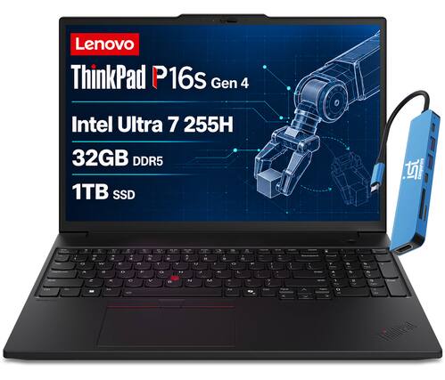 Lenovo ThinkPad P16s Gen 4
Intel Ultra 7 255H
32GB DDR5
1TB SSD