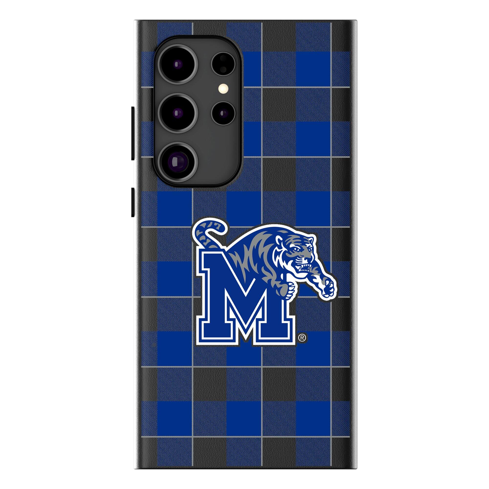Keyscaper - NCAA - Memphis Tigers Plaid Galaxy Magnetic Bump Case - S25 - Black price history on PriceWatchPro