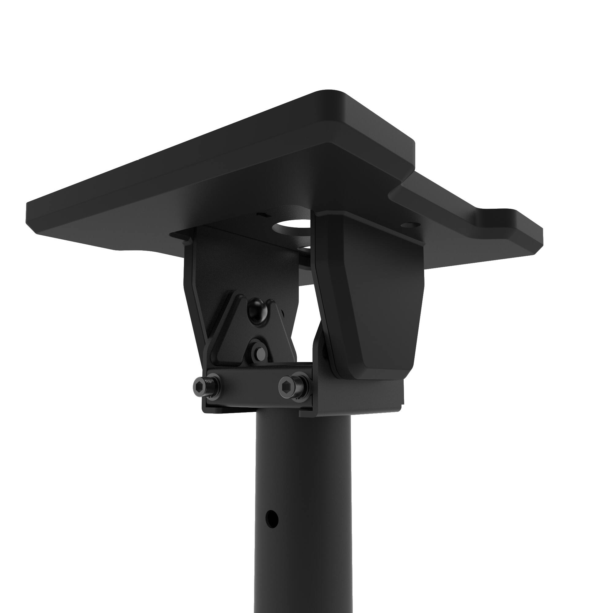 Alt View 4. Kanto - Back-to-Back Quad Screen TV Ceiling Mount for Four 40” to 45” TVs - Black.