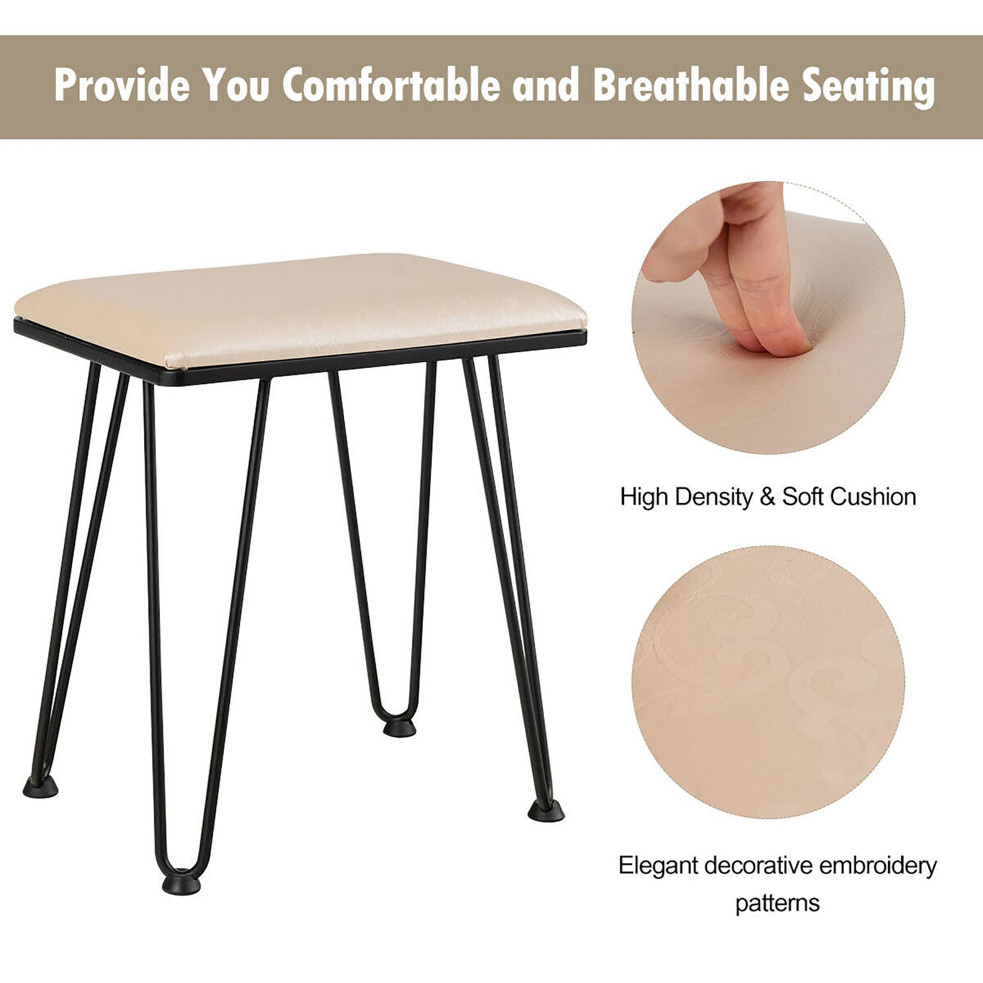 Provide You Comfortable and Breathable Seating

High Density & Soft Cushion

Elegant decorative embroidery patterns