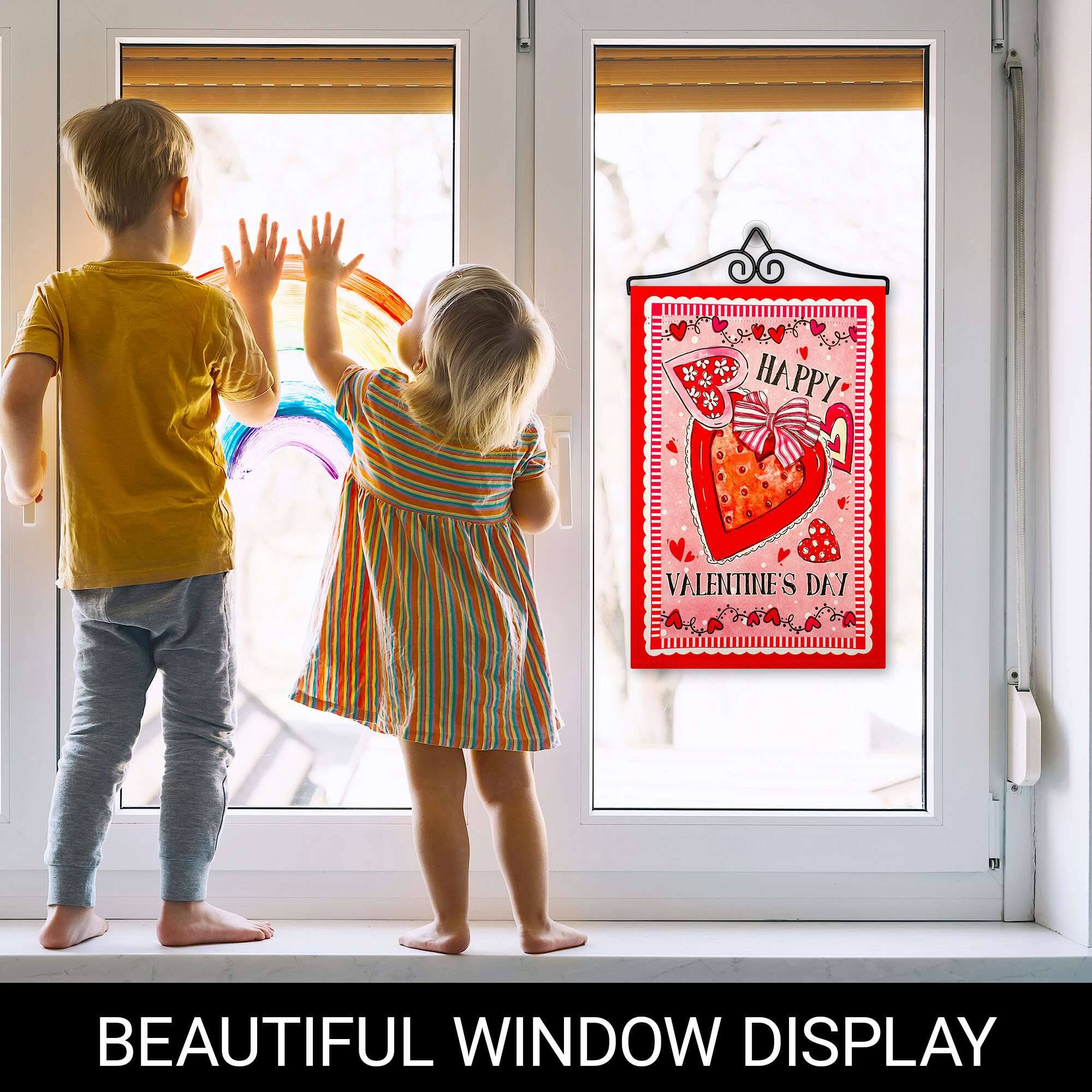 HAPPY VALENTINE'S DAY  
BEAUTIFUL WINDOW DISPLAY