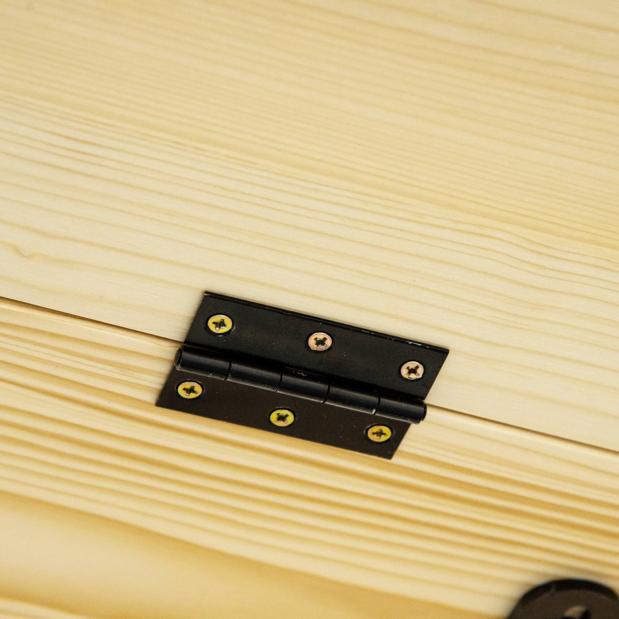 Alt View 8. Outsunny - Hanging Balcony Table, Spruce Wood Foldable Railing Bar, Serving Table & Desk, Fits up to 3.9 Inches - Natural Wood.