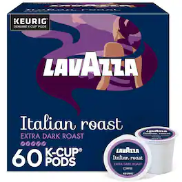 Lavazza - Italian Roast Single-Serve Coffee K-Cup® Pods for Keurig® Brewer, 60 Count