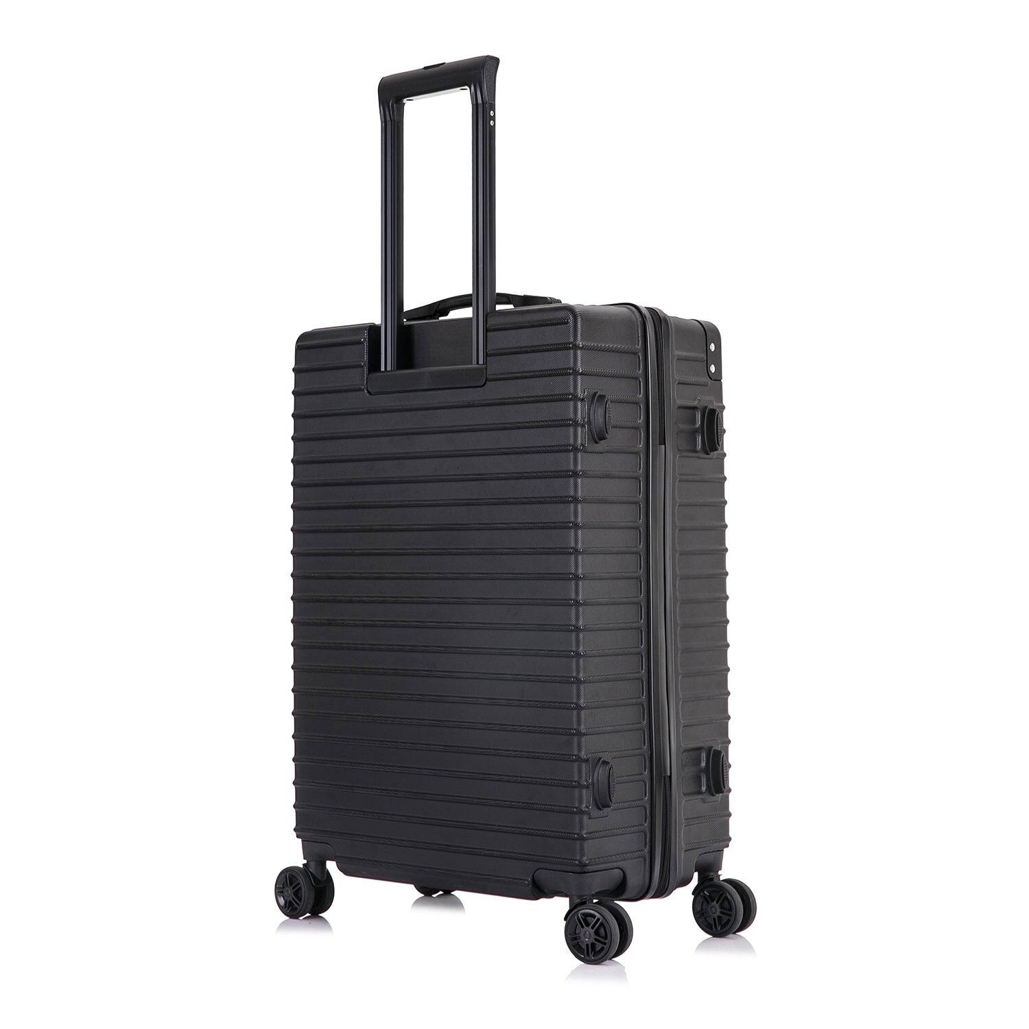 Alt View 1. DUKAP - Tour Lightweight Luggage Medium 24" - BLACK.