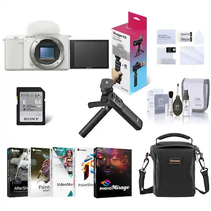 SONY α7 III Vlogger Kit MOSTEMI CLEANING WIPES Cleaning Tape i A SONY V30 3 . 1120 E 64 R: 270a MEA GB W:70 MBN SONY PROSPTC -Es P SPE 964 SONY AfterSho . COUEL Paloter AfterSho COREL CONG COEL Viaaastuaia Paintshar agaaiforous .... VideoStu PaintSho Paint PHOTOMirage PHOTO essen W'SLINGER