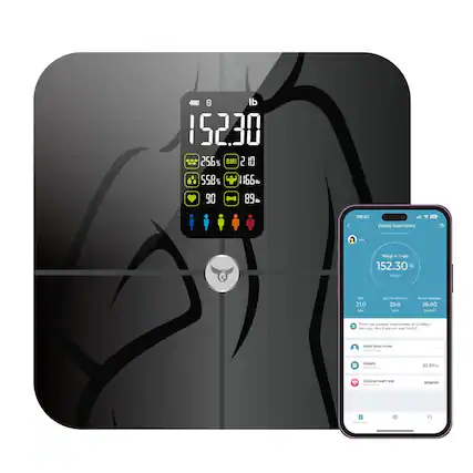 Sure, here is the corrected and grouped text:
**Smart Scale Display:**
- 152.30 lb
- 256%
- BMI 2.10
- 558%
- 1166 mi
- 90
- 89%
**Smart Scale App:**
- 09:30
- Osprey Smart Scale
- Weight in 1 day: 152.30 lb (Ideal)
- BMI: 21.0 (Ideal)
- Body Fat Percentage: 25.6% (Ideal)
- Muscle Mass: 36.60 kg
- There was a weight measurement of 52.30 kg. Is this yours or your family's?
- Body Mass Index
- Weight: 52.30 kg
- Resting heart rate: 90 BPM