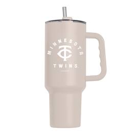 Logo Brands - 40oz. Sand Soft Touch Tumbler - Multicolor