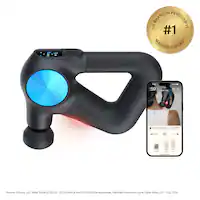 Therabody - Theragun PRO Plus - Advanced Multi-Therapy Device With Massage, LED, Heat & Vibration For Optimal Performance - Black - Front_Zoom
