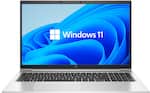 Front. HP - Elitebook 850 G8 15.6" Refurbished Laptop - Intel 11th Gen i7-1185G7 with 32GB RAM - Intel Iris Xe Graphics - 512GB SSD - Silver.