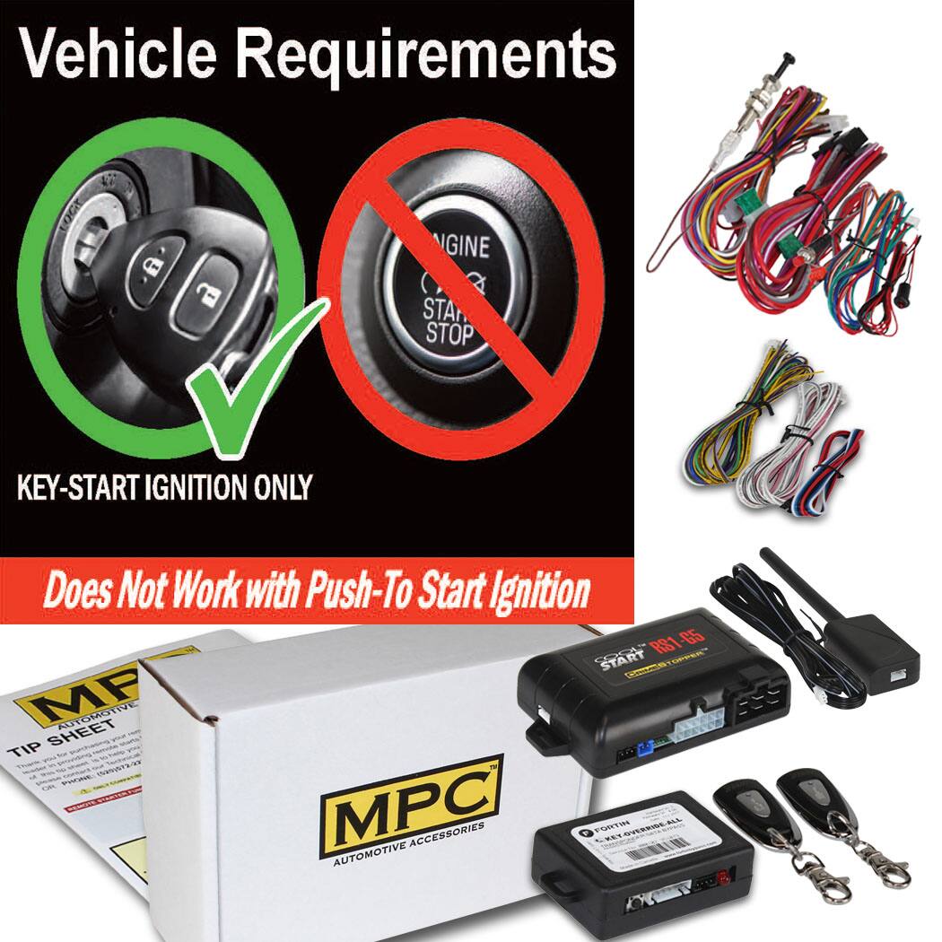 Vehicle Requirements

- KEY-START IGNITION ONLY
- Does Not Work with Push-To Start Ignition

MPC AUTOMOTIVE ACCESSORIES

TIP SHEET

RS1-45