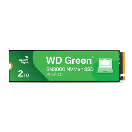 Western Digital. 2 TB WD Green SN3000 NVMe™ SSD PCle 4.0