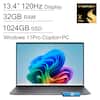 13.4" 120Hz Display
32GB RAM
1024GB SSD
Windows 11 Pro Copilot+PC
Snapdragon X Elite