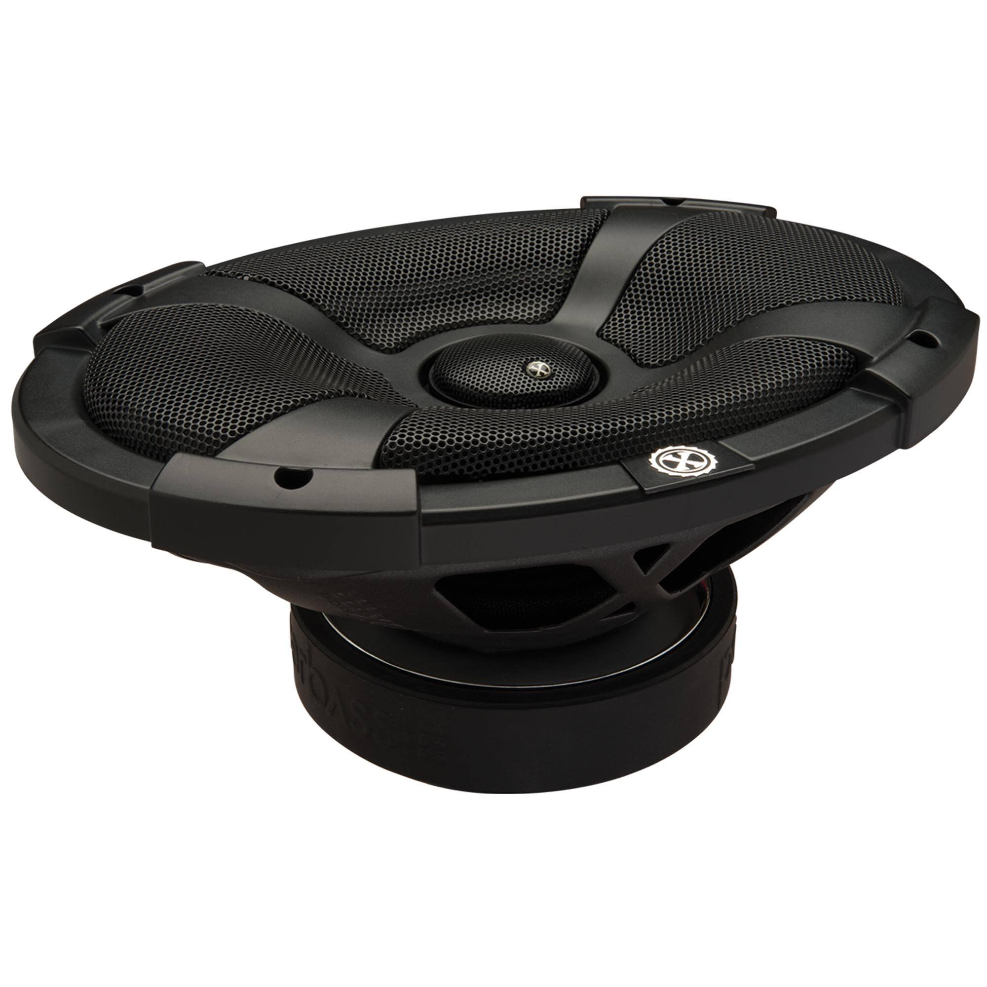 Alt View 2. Powerbass - PowerBass 2XL-693 - 6x9" Coaxial Speakers - Pair - Black/Gray.