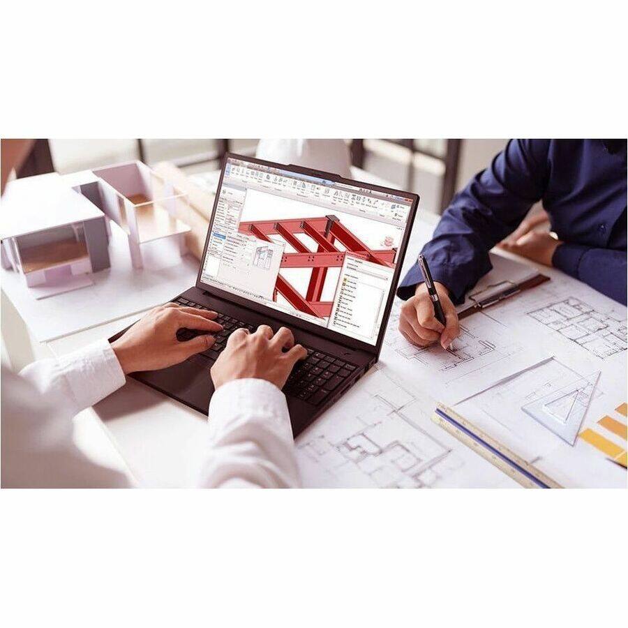 Alt View 4. Lenovo - P16v G3 4.50 GHz W11P64 32.0GB 1TB G5Perf 16 - ThinkPad P16v G3, Intel® Core™ Ultra 9 285H vPro® (E-cores - Black.