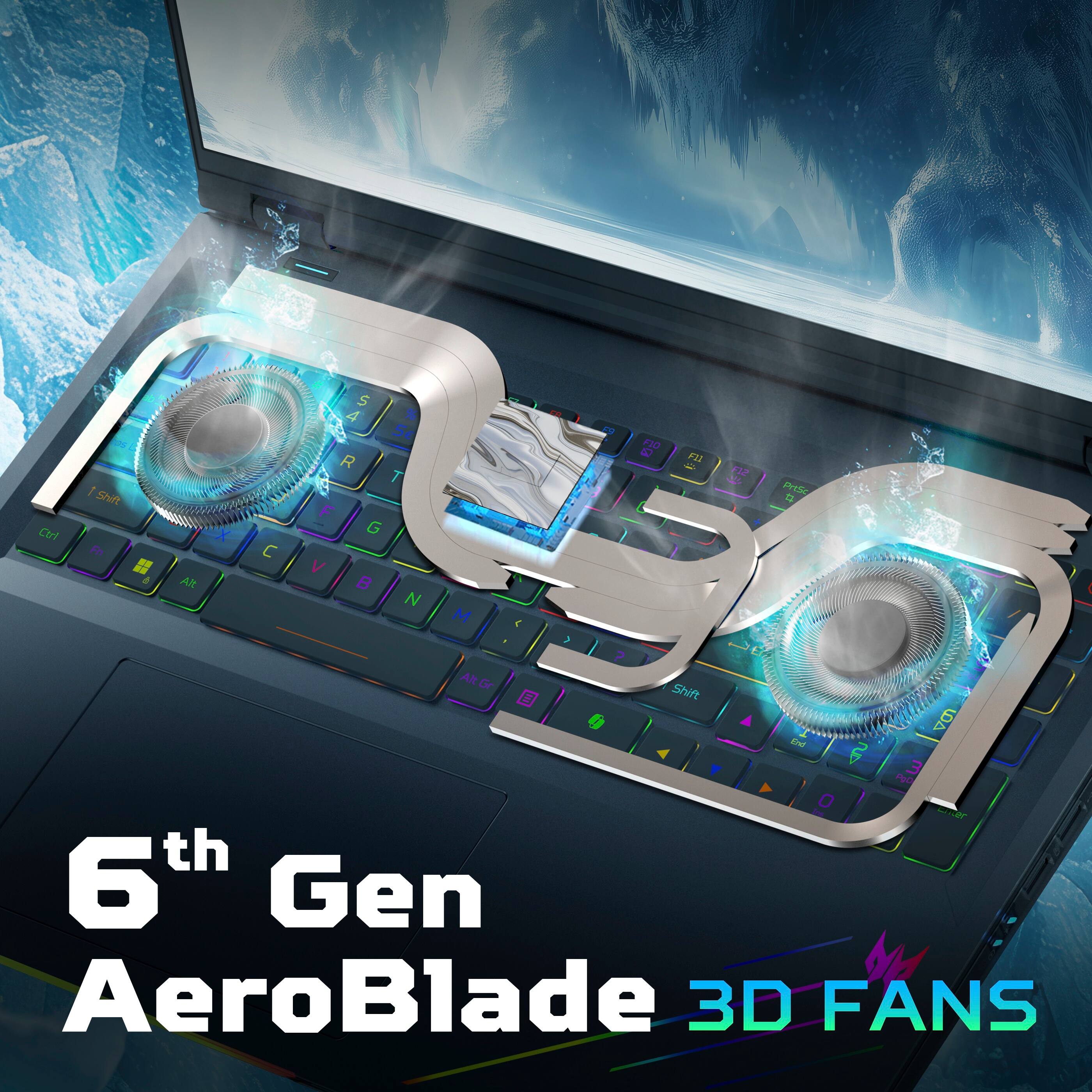 6th Gen AeroBlade 3D FANS